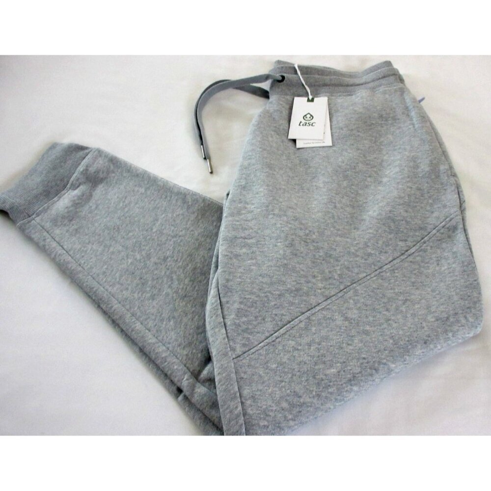 Tasc Performance Women's Legendary Fleece Cotton Jogger Pants Perfect Gray NWT - Picture 3 of 11